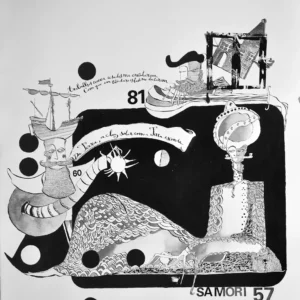 10 - lustrações originais de Pedro Sousa Pereira que serviram para a publicação do livro “Os Lusíadas”, da editora gradiva.